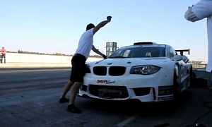 BMW 1M Coupe Silhouette Racer Uses Chevy V8 Engine