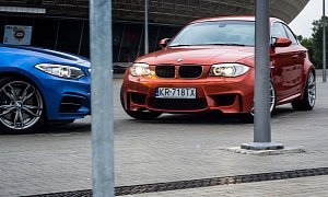 BMW 1M Coupe Compared Against Younger M235i