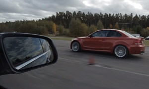 BMW 1M Coupe Goes Against a C63 AMG