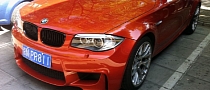 BMW 1M Coupe in Valencia Orange Spotted in China