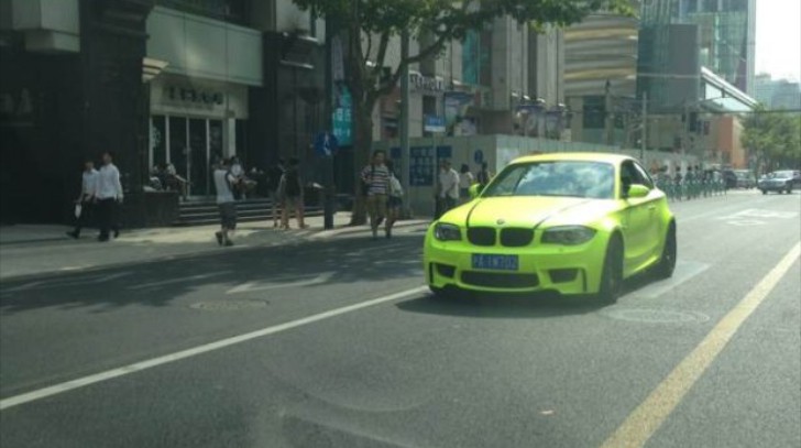BMW E82 1M Coupe in China