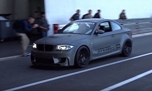 BMW 1M Coupe with Extreme Exhaust Sounds like an AK-47