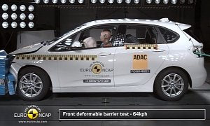 BMW 2 Series Active Tourer Gets 5-Star Safety Rating from Euro NCAP