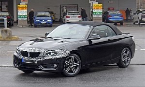 2019 BMW 2 Series Convertible Spied Testing With Light Camo
