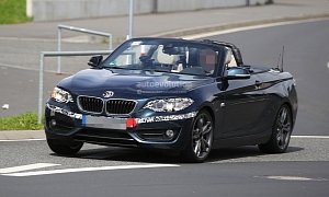 BMW 2 Series Convertible Spotted with the Top Down