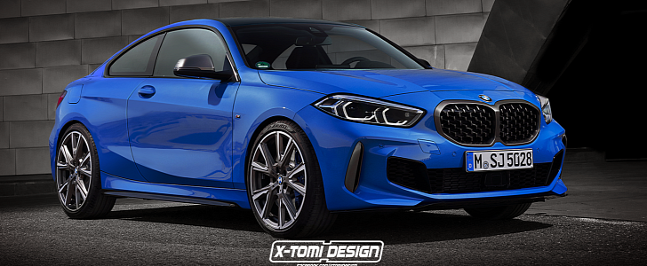 BMW 2 Series Coupe Rendered Using FWD Platform, M235i Look
