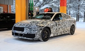 BMW 2 Series Gran Coupe Spied Winter Testing in M235i Hot Form