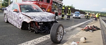 BMW 2 Series Prototype Crash Closes Autobahn