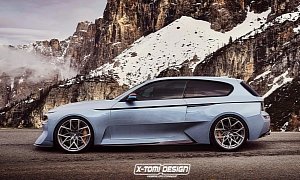 BMW 2002 Hommage Shooting Brake Rendered, Looks Like Doable 1-Series Project Car