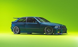 BMW 3 Series Compact With Ford Escort Cosworth DNA Is an Unexpected Euro CGI