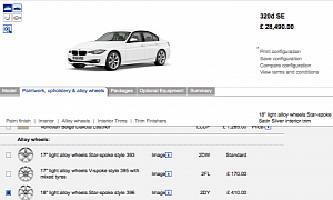 BMW 3-Series F30 UK Configurator Launched