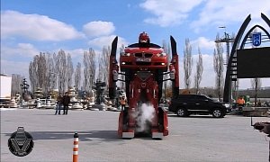 BMW 3 Series Made into Life-Size Transformers Robot