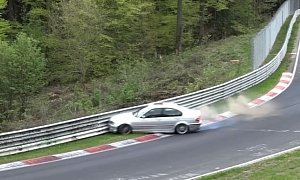 BMW 3 Series Nurburgring Crash Is a Performance Driving Lesson