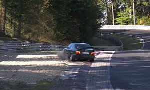 BMW 3 Series Nurburgring Near Crash Is Why Drifting Is Forbidden