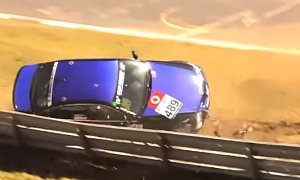 BMW 3 Series Racecar Gets Destroyed in Nurburgring Pendulum Crash