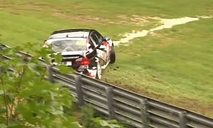 BMW 3 Series Racecar Nurburgring Crash Is a Racing Line Lesson