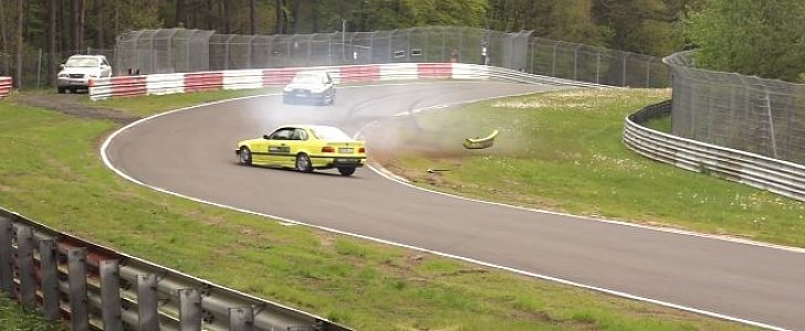 BMW 3 Series Nurburgring spin