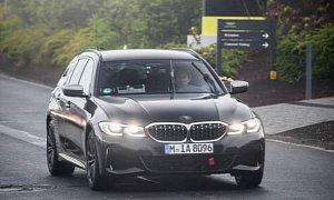 BMW 3 Series Wagon Prototype Shows Skin at Nurburgring, M3 Wagon Rumored
