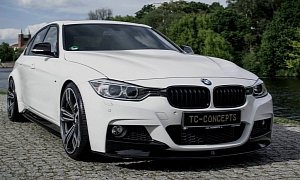 BMW 3 Series with the TC-Concept Wide Body Kit Looks Like an M3