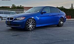 BMW 328i Gets 20 Inch Rims from Giovanna, Stands Tall