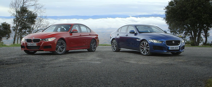 BMW 335i vs Jaguar XE S