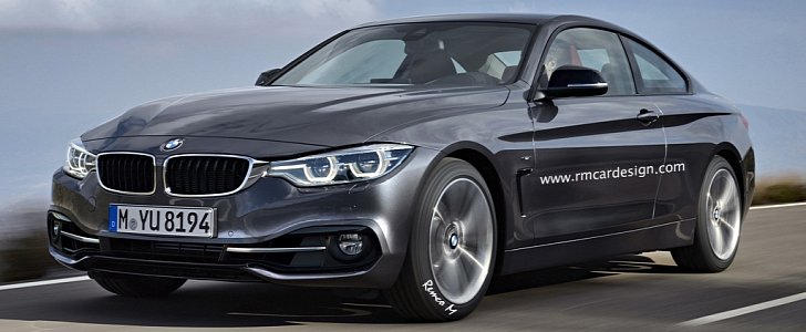 BMW 4 Series Coupe Facelift Rendering