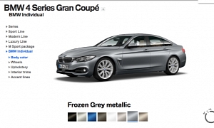 BMW 4 Series Gran Coupe Configurator Online