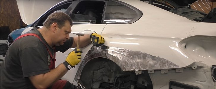  BMW 4 Series Gran Coupe Crash Repair Is Mesmerizing