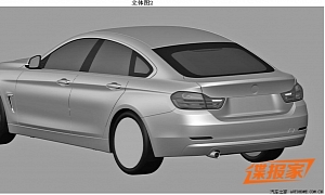BMW 4 Series Gran Coupe Leaked in New Patent Images
