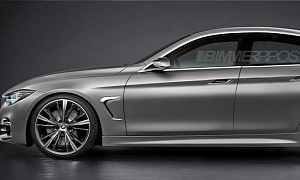 BMW 4-Series Gran Coupe Rendered
