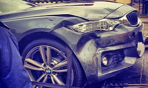 BMW 4 Series Has Its First Crash