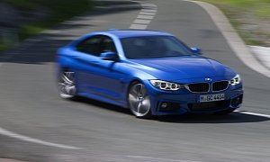 BMW 428i Gran Coupe Shines Blue in New Official Photos