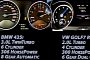 BMW 435i and VW Golf 7 R20 Race to 230 km/h