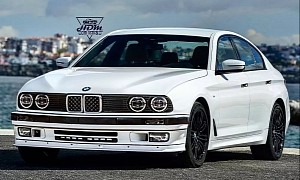 BMW 5 Series Digitally Looks Back in Time, Goes for Vintage Life Cycle Impulse