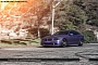 BMW 5-Series Matte Metallic Purple on Concavo Wheels