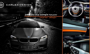 BMW 5 Series 'The Ripper' Custom Interior from Carlex Design