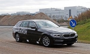 2018 BMW 5 Series Touring Getting Closer to Official Reveal