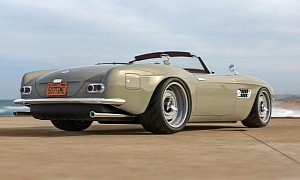 BMW 507 Virtual Restomod Switches to Modern V8 and Semi-Slick Tires