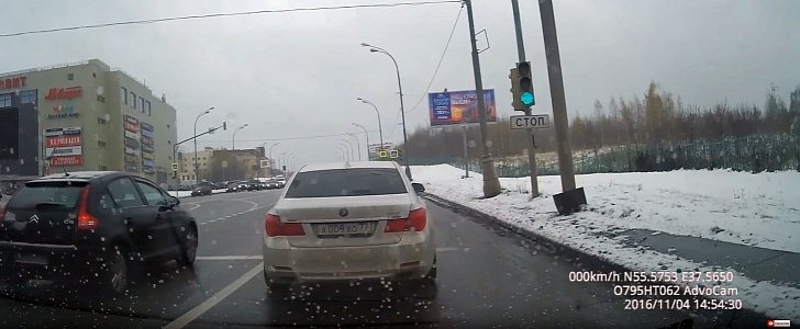 BMW winter fail