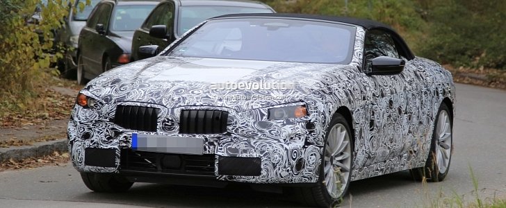 BMW 8 Series Convertible Spied