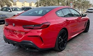 BMW 840i Gran Coupe Heritage Edition Spotted in Abu Dhabi Wearing Rare Hellrot Colorway