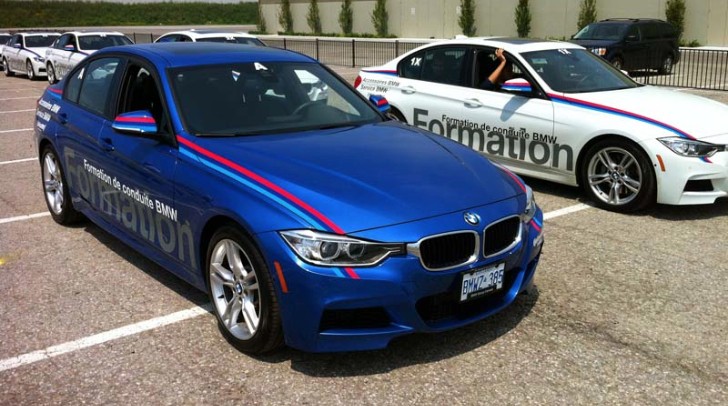 BMW Advanced Driver Training Cars
