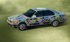 BMW African Art Car on Display in New York
