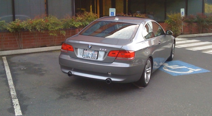 BMW Wrong Parking