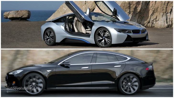BMW i8 vs Tesla Model S