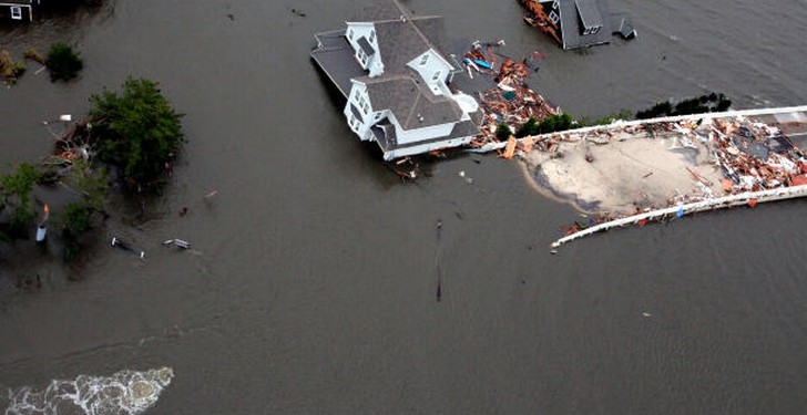 Aerial Photo of Sandy Aftermath