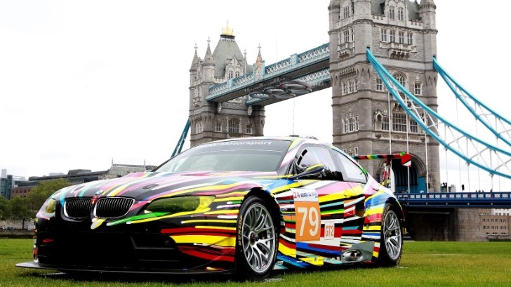 eff Koons Art Car at Tower Bridge, London