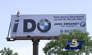 BMW Billboard Causes Panic in Cincinnati