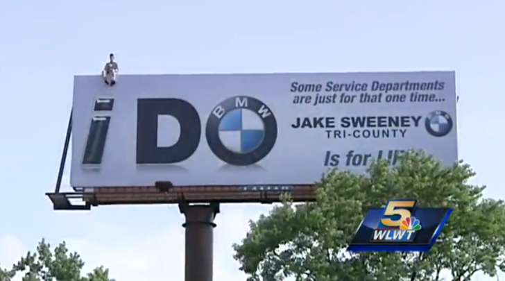 BMW Billboard in Cincinnati