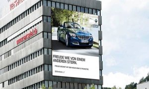 BMW Billboard Strikes Mercedes Too